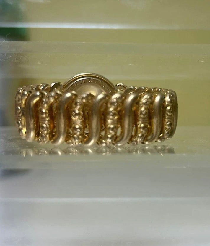 American Queen Sweetheart Expansion Bracelet-Gold Filled