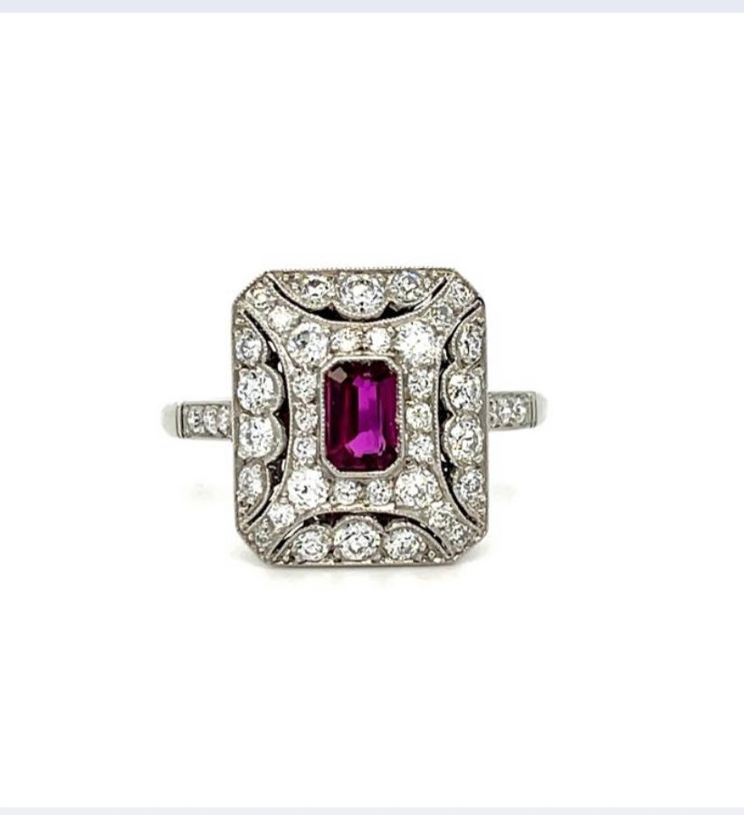 Ruby and Diamond Ring