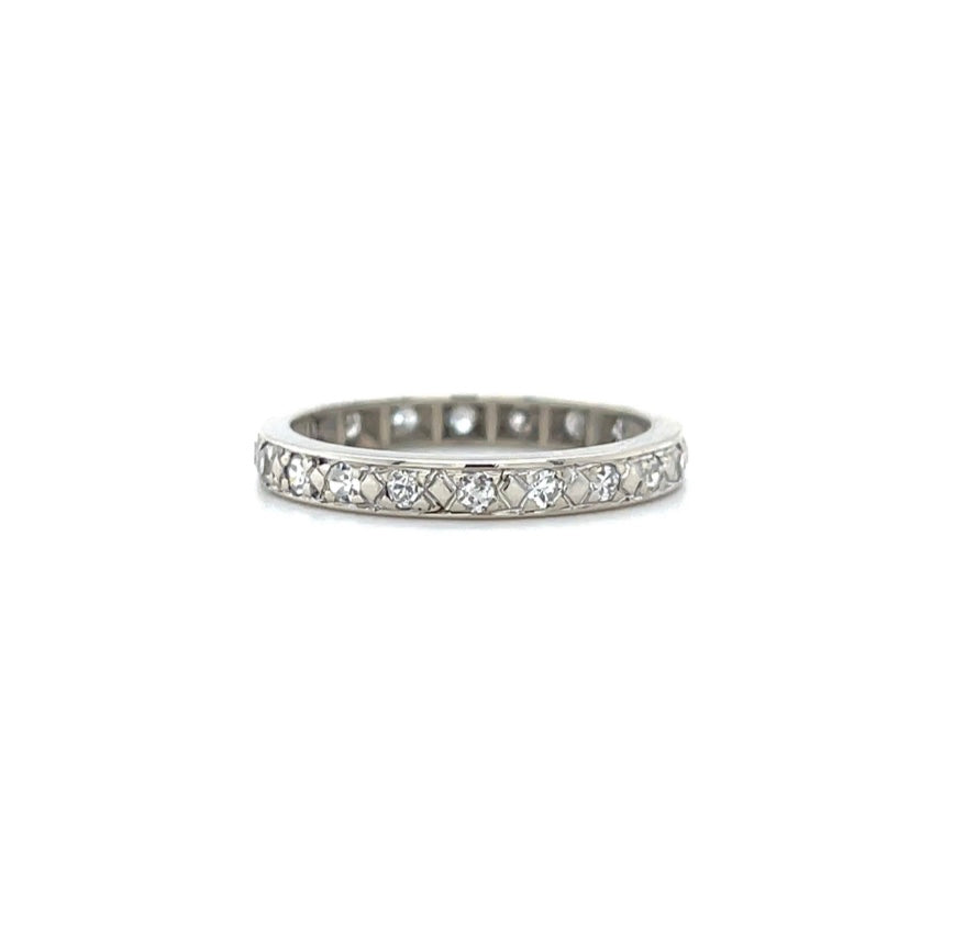 Art Deco Diamond Band