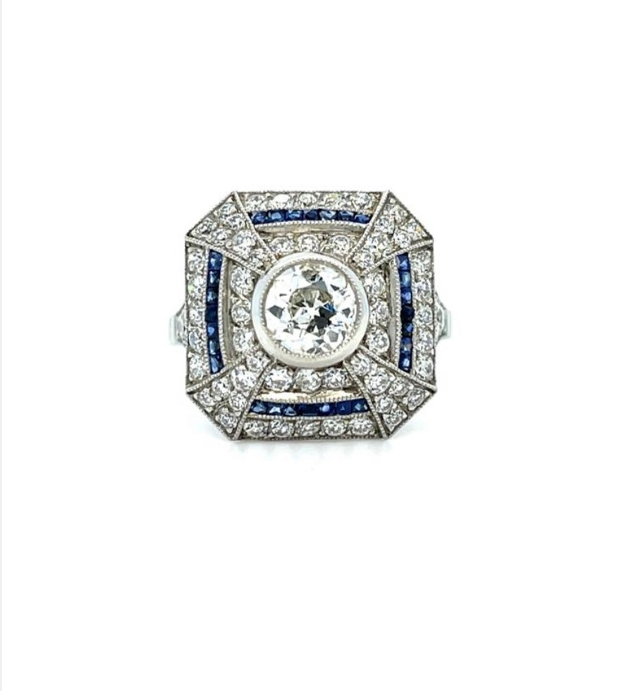 Diamond and Sapphire Ring