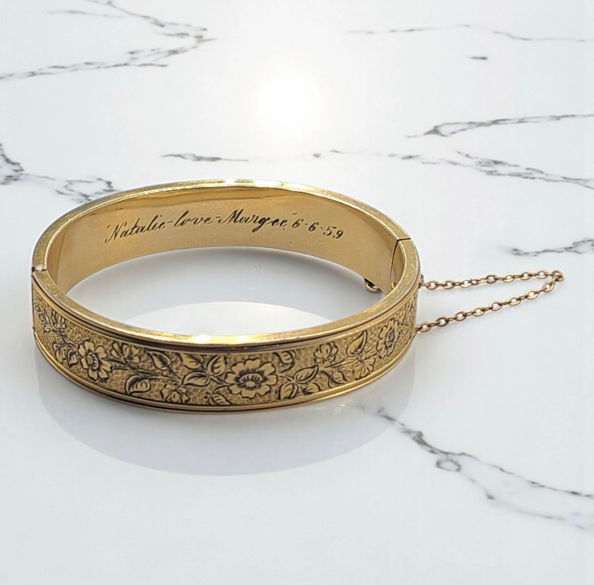 Vintage Gold Filled Bangle Bracelet