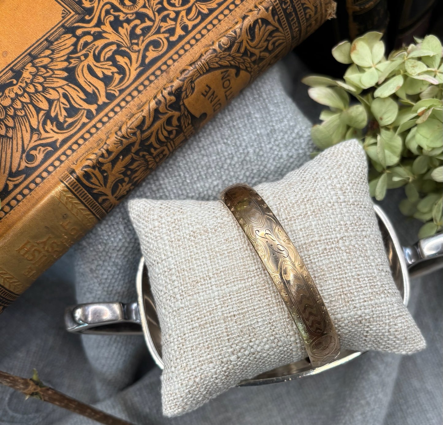 Victorian Gold Filled Bangle Bracelet