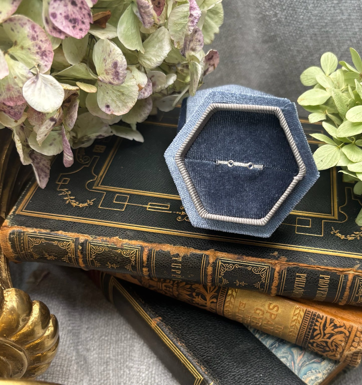 Diamond and Sapphire Band