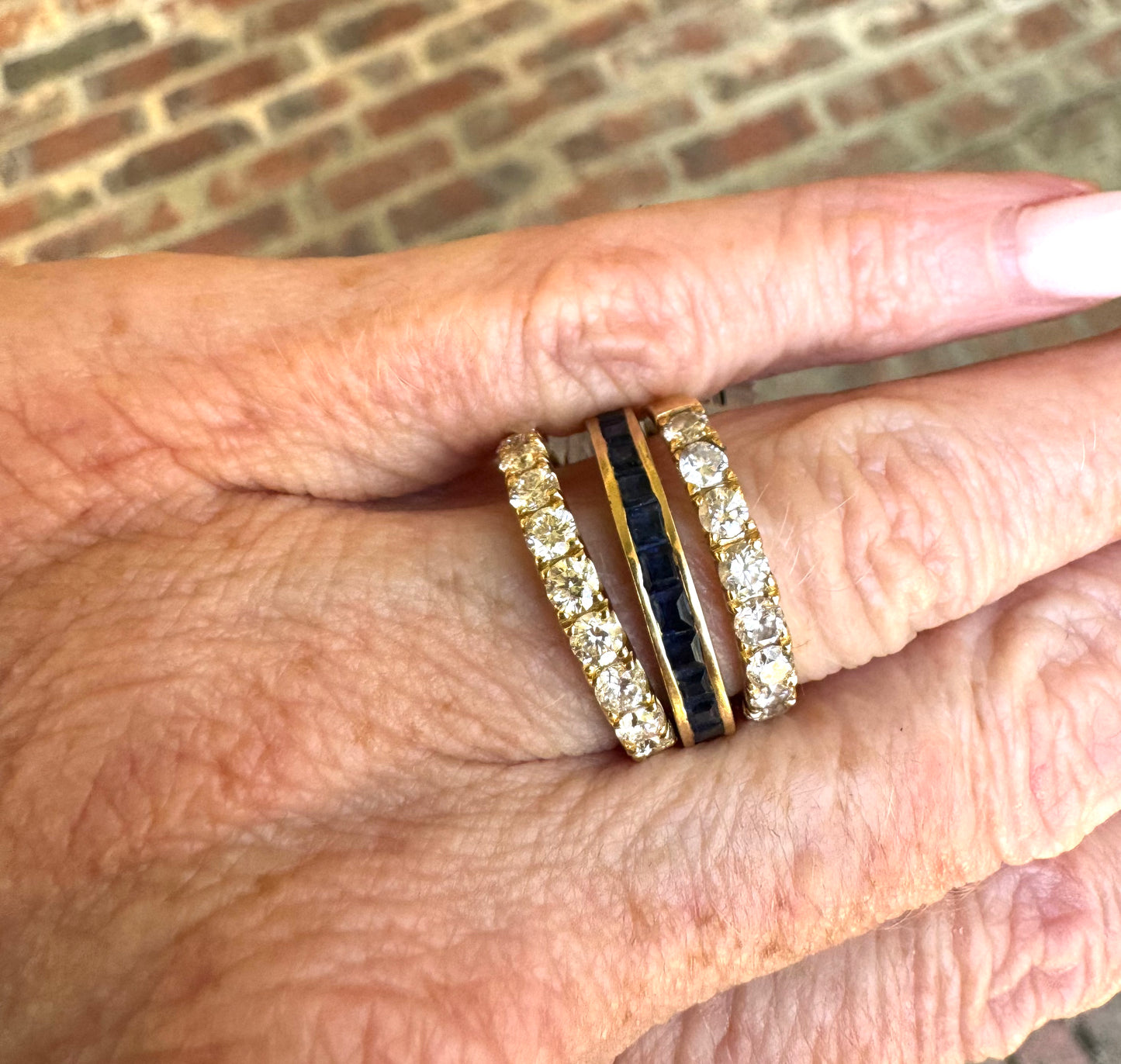 Sapphire Eternity Band