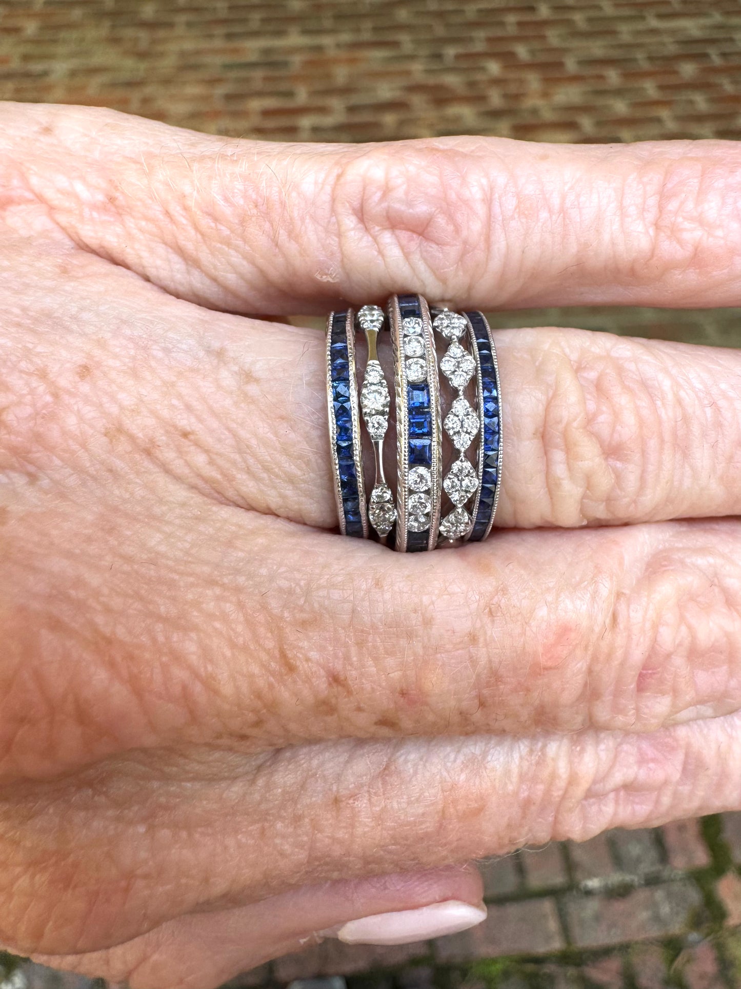 Diamond Marquise Band (Half Eternity)
