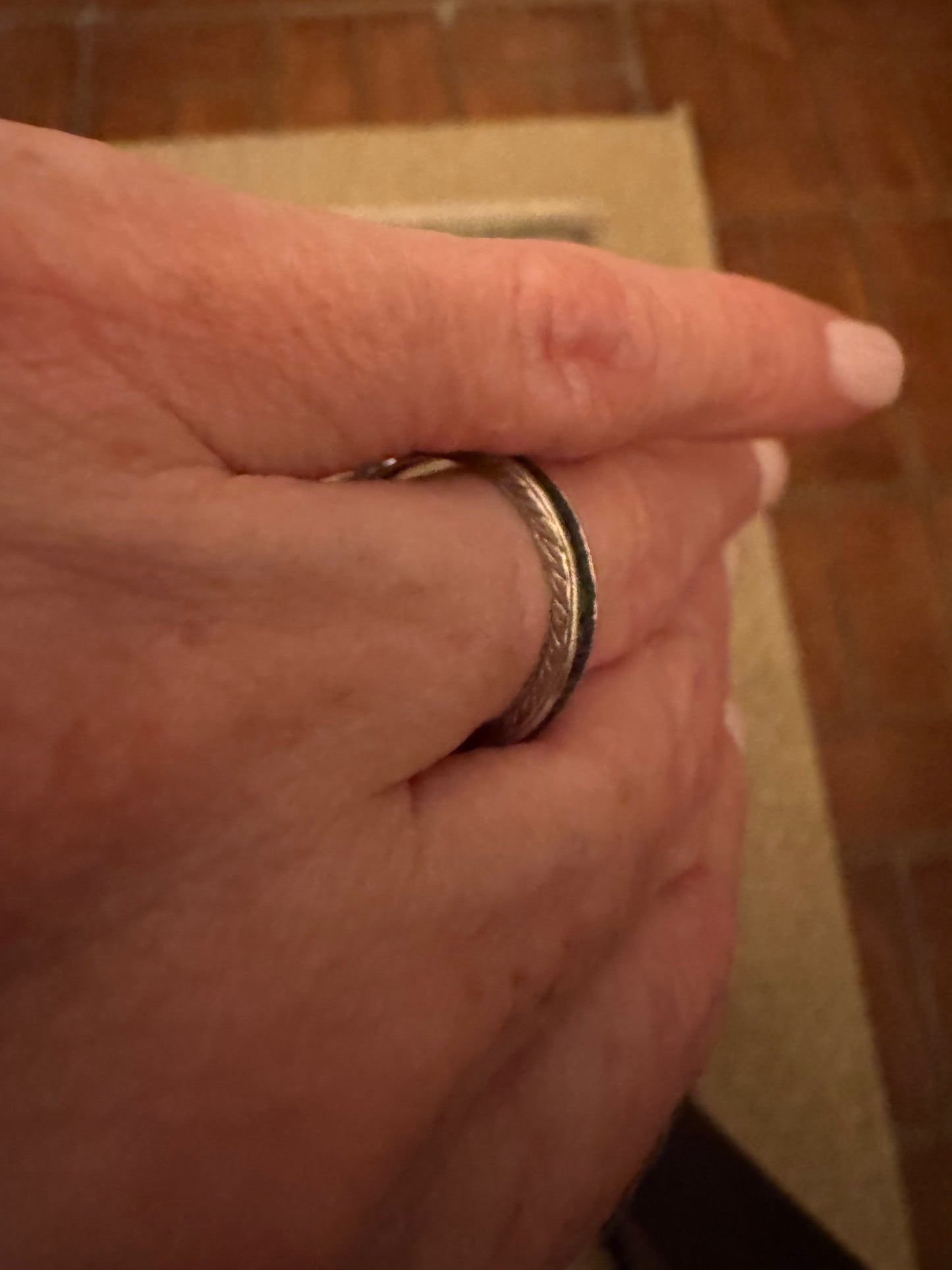 Sapphire channel set band