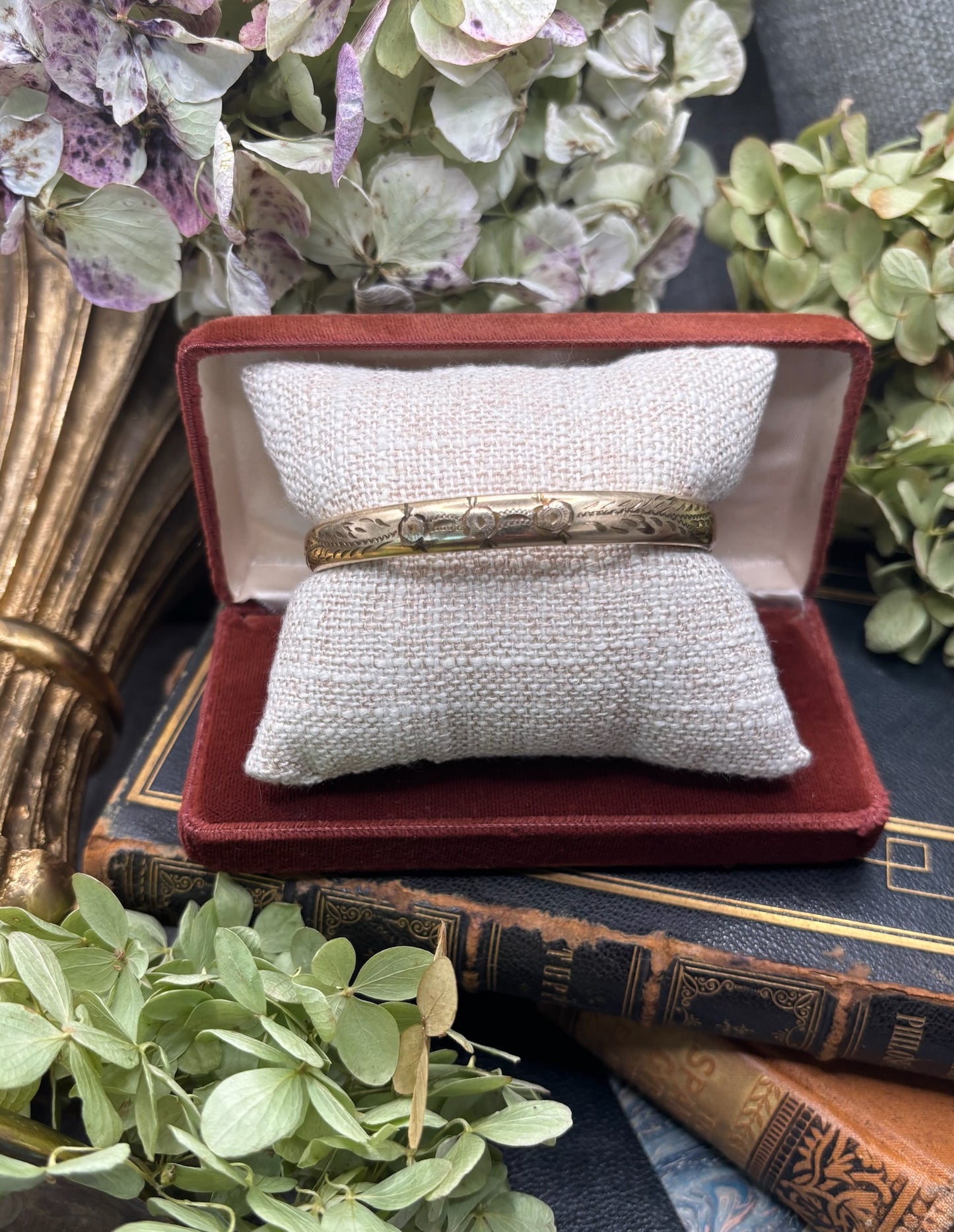 Antique Gold Filled Bangle Bracelet