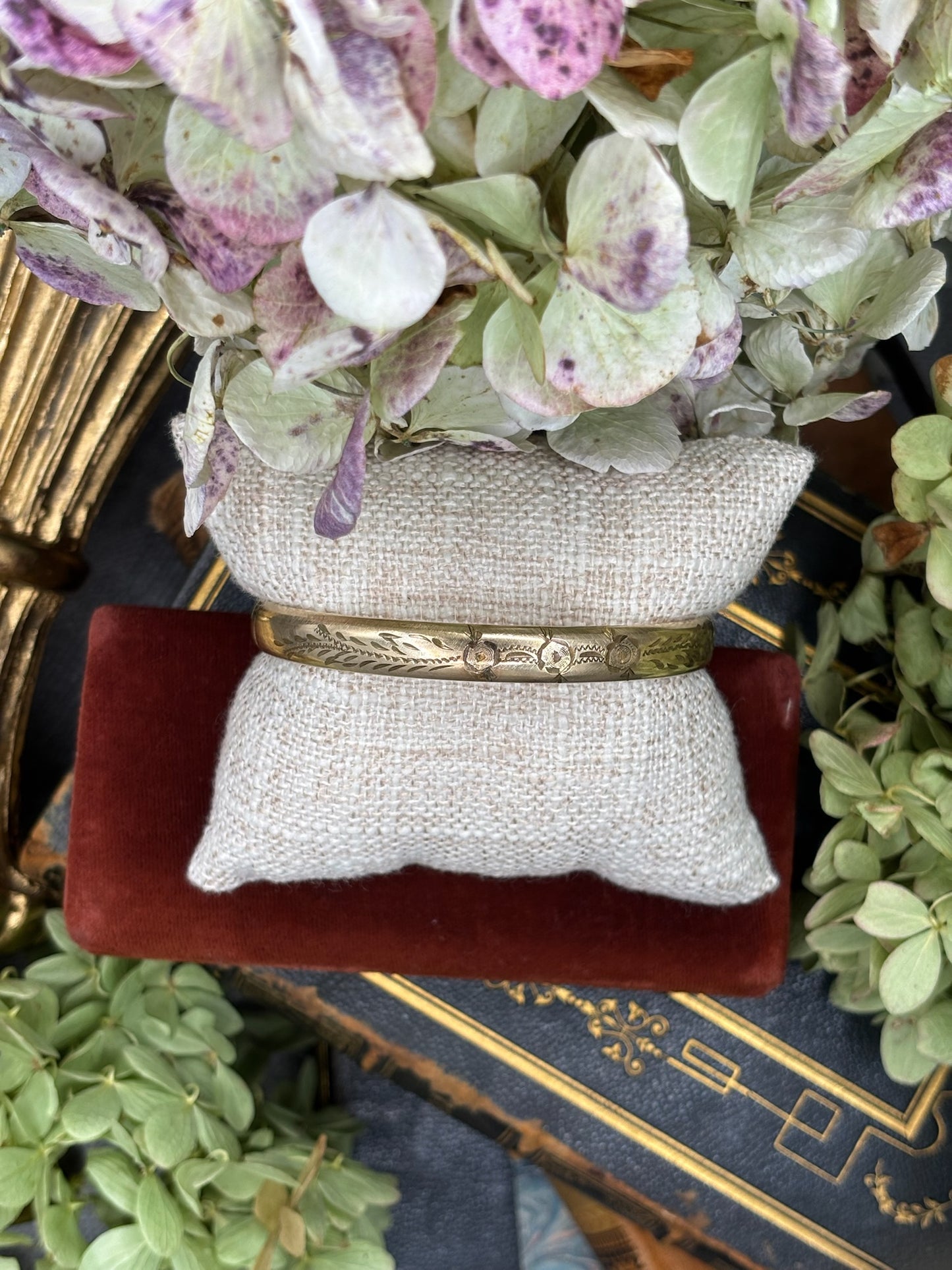 Antique Gold Filled Bangle Bracelet