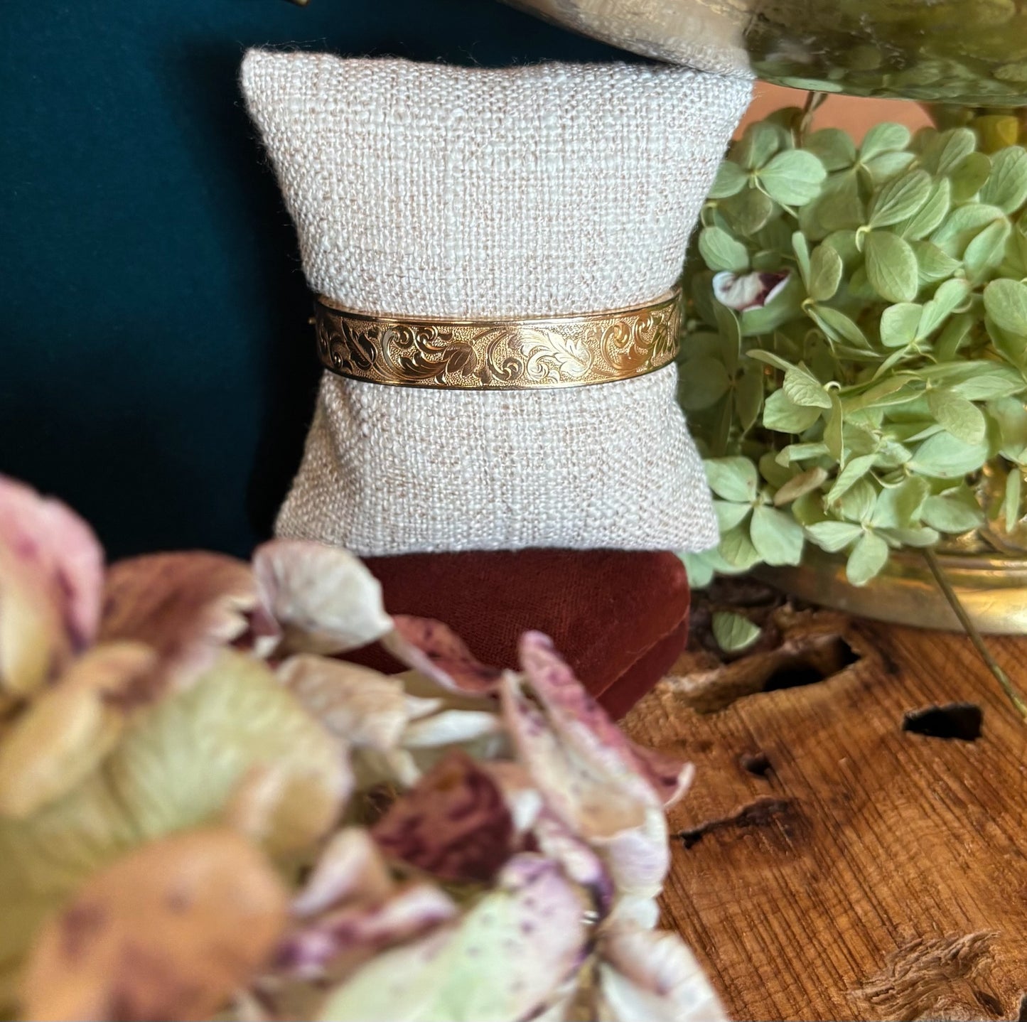 Antique Gold Filled Bangle Bracelet