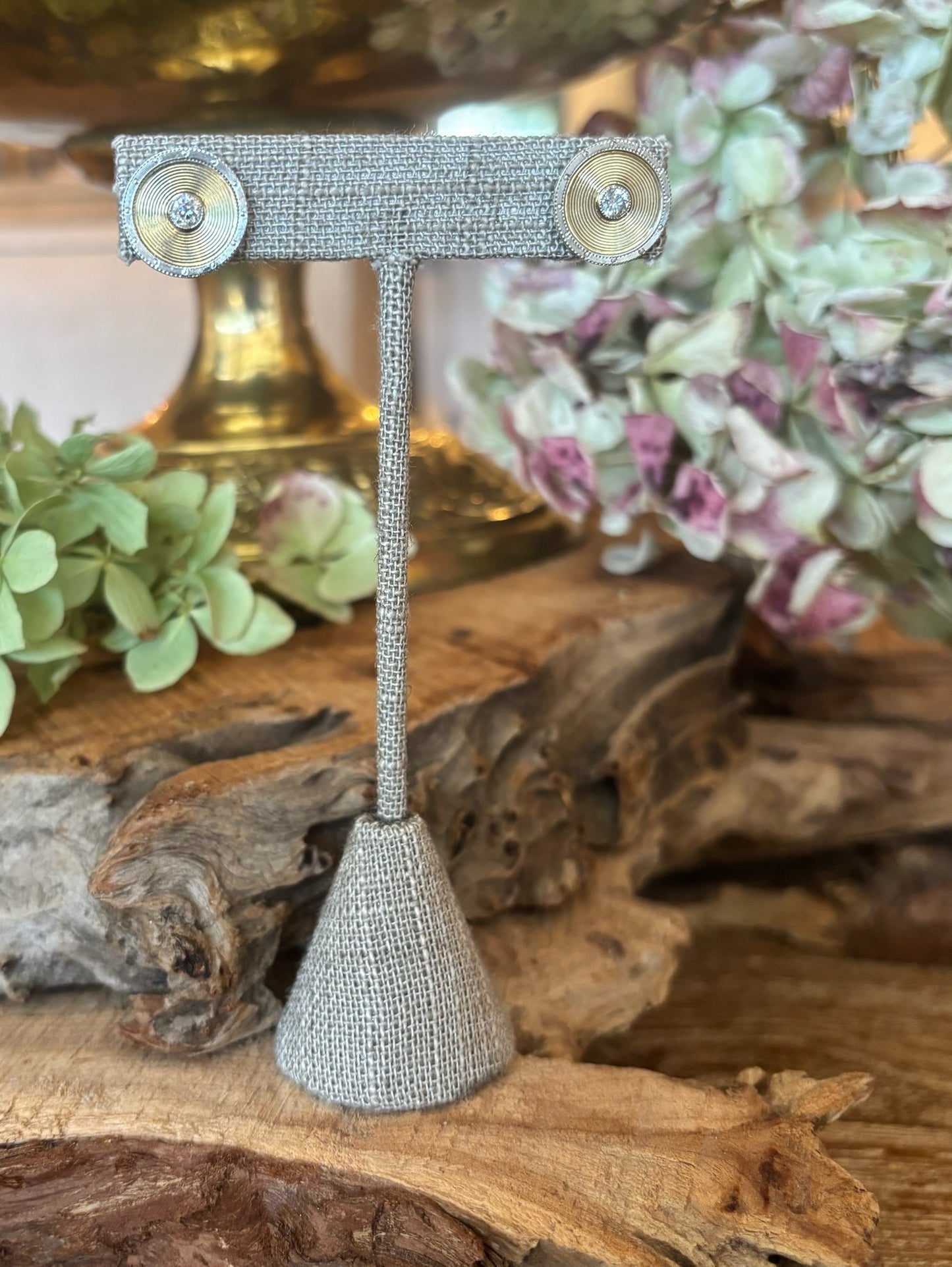 Art Deco Diamond and Platinum Earrings