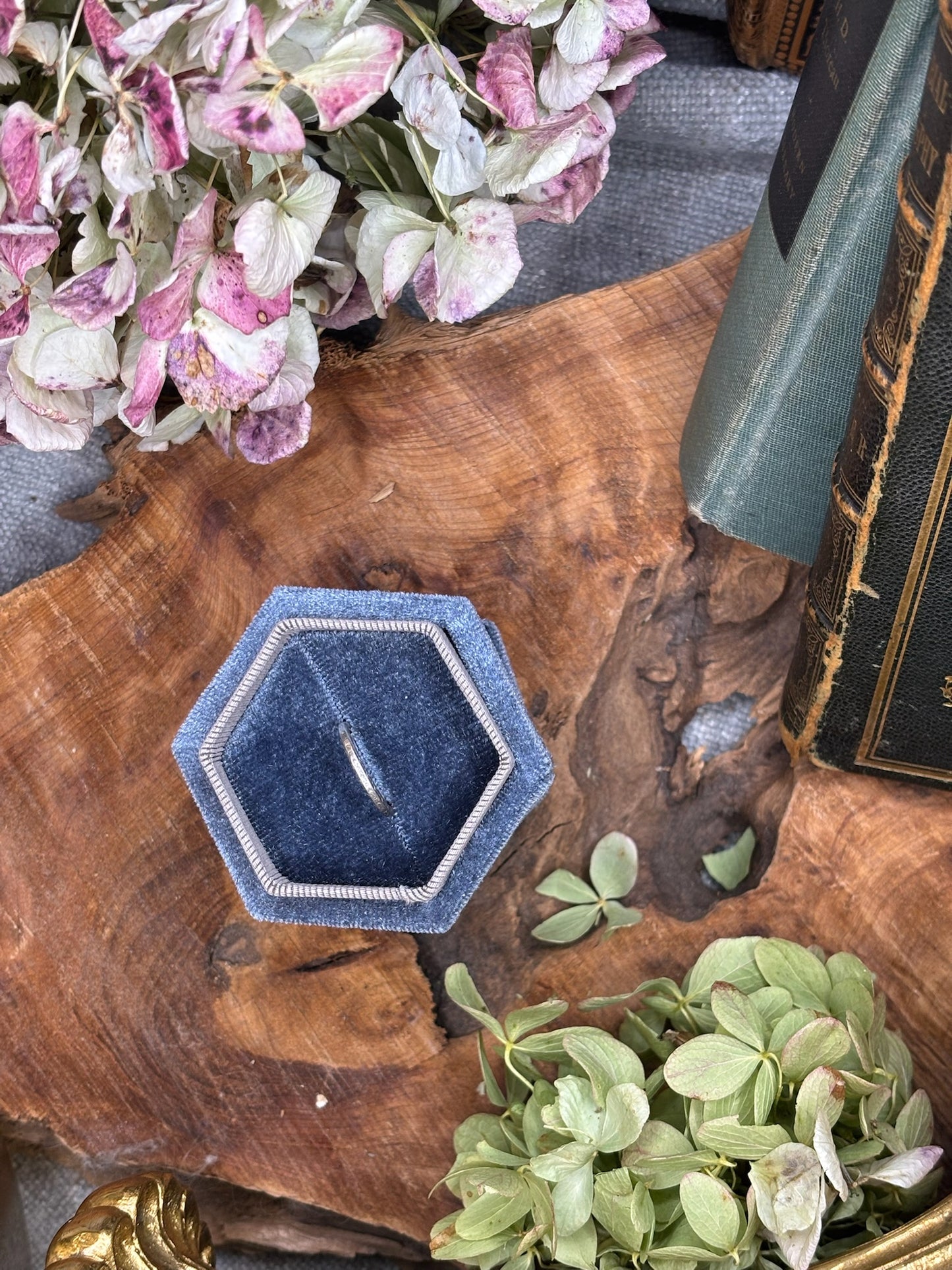 Antique platinum Band