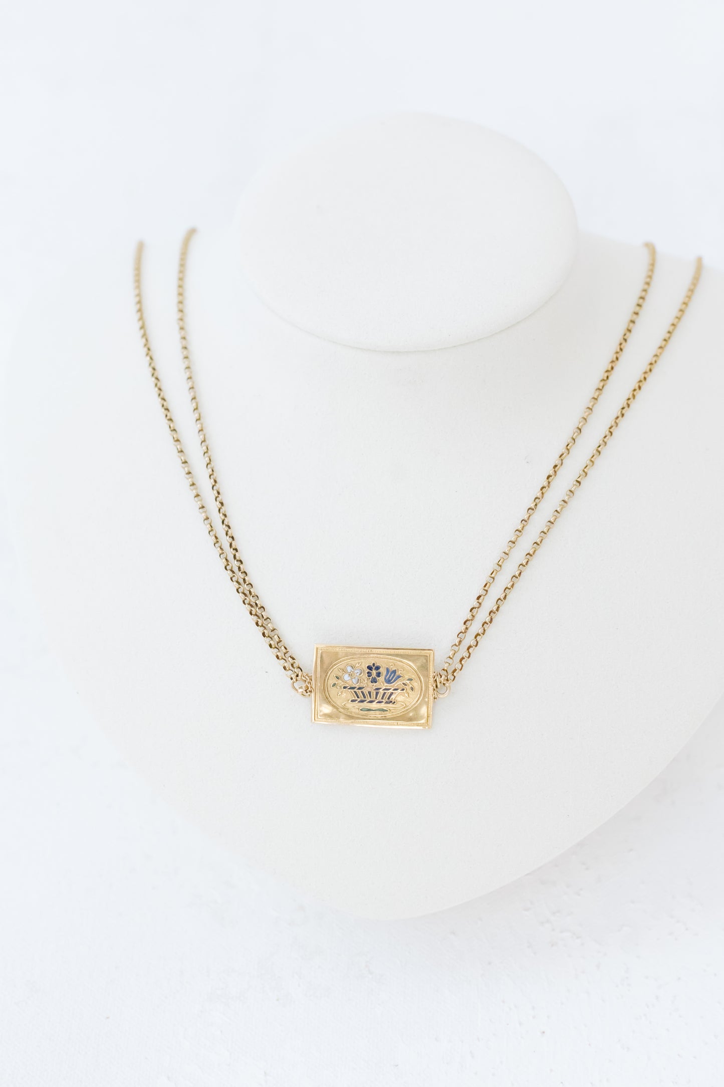 Antique French Clasp Necklace