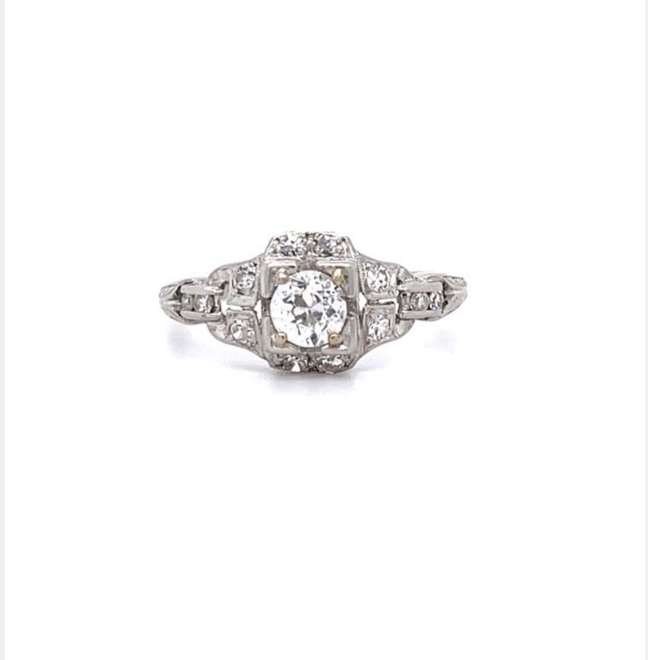 1920's Art Deco diamond ring