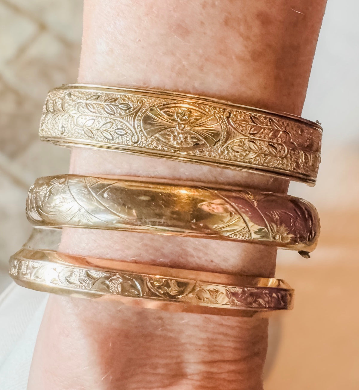 Vintage Gold Filled Bangle