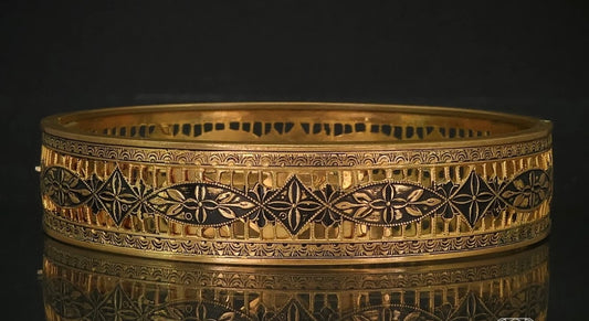 Victorian Gold Filled Bangle Bracelet