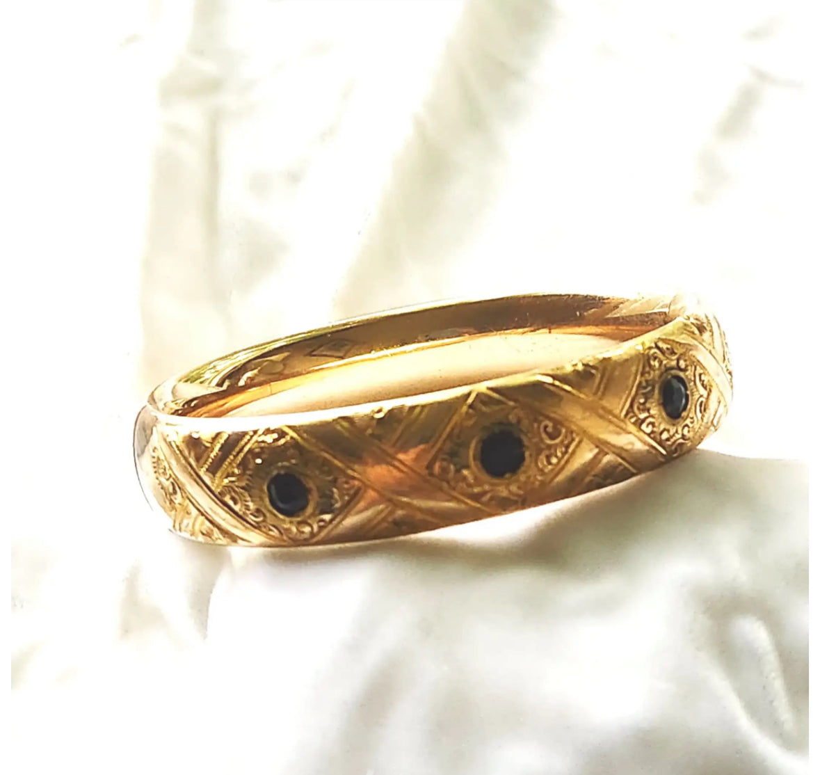 Antique Gold Filled Bangle Bracelet