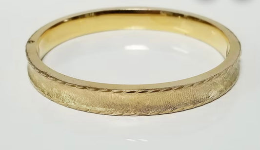 Antique Gold Filled Bangle Bracelet
