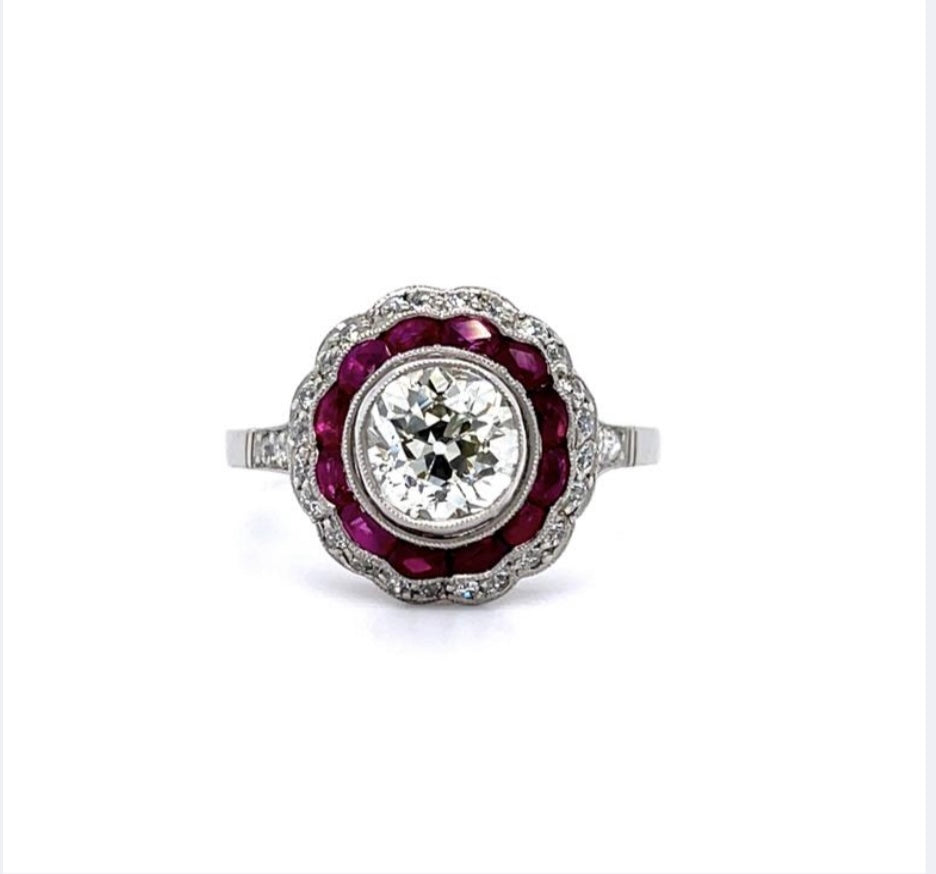Diamond and Ruby Ring