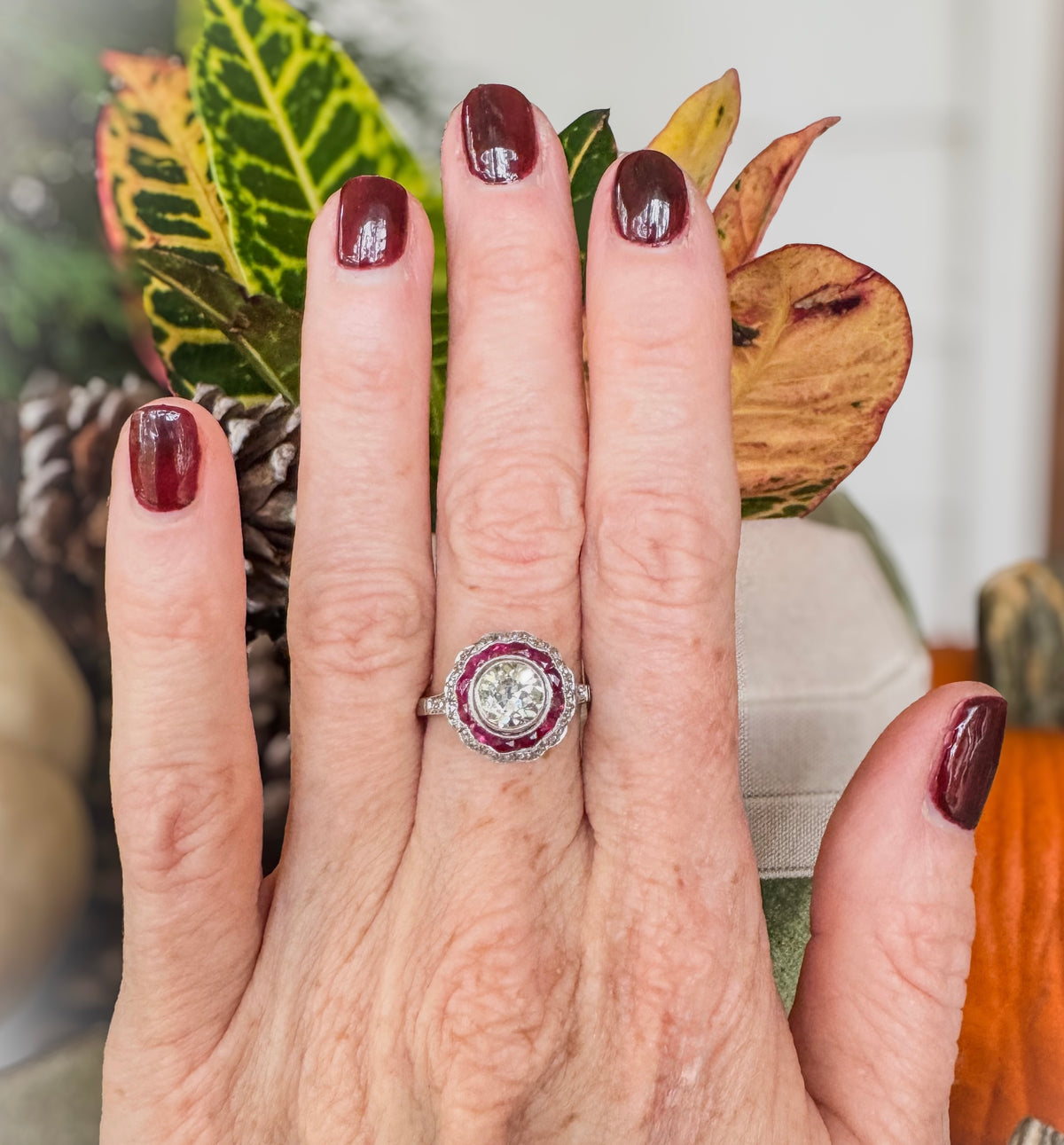 Diamond and Ruby Ring – Monark