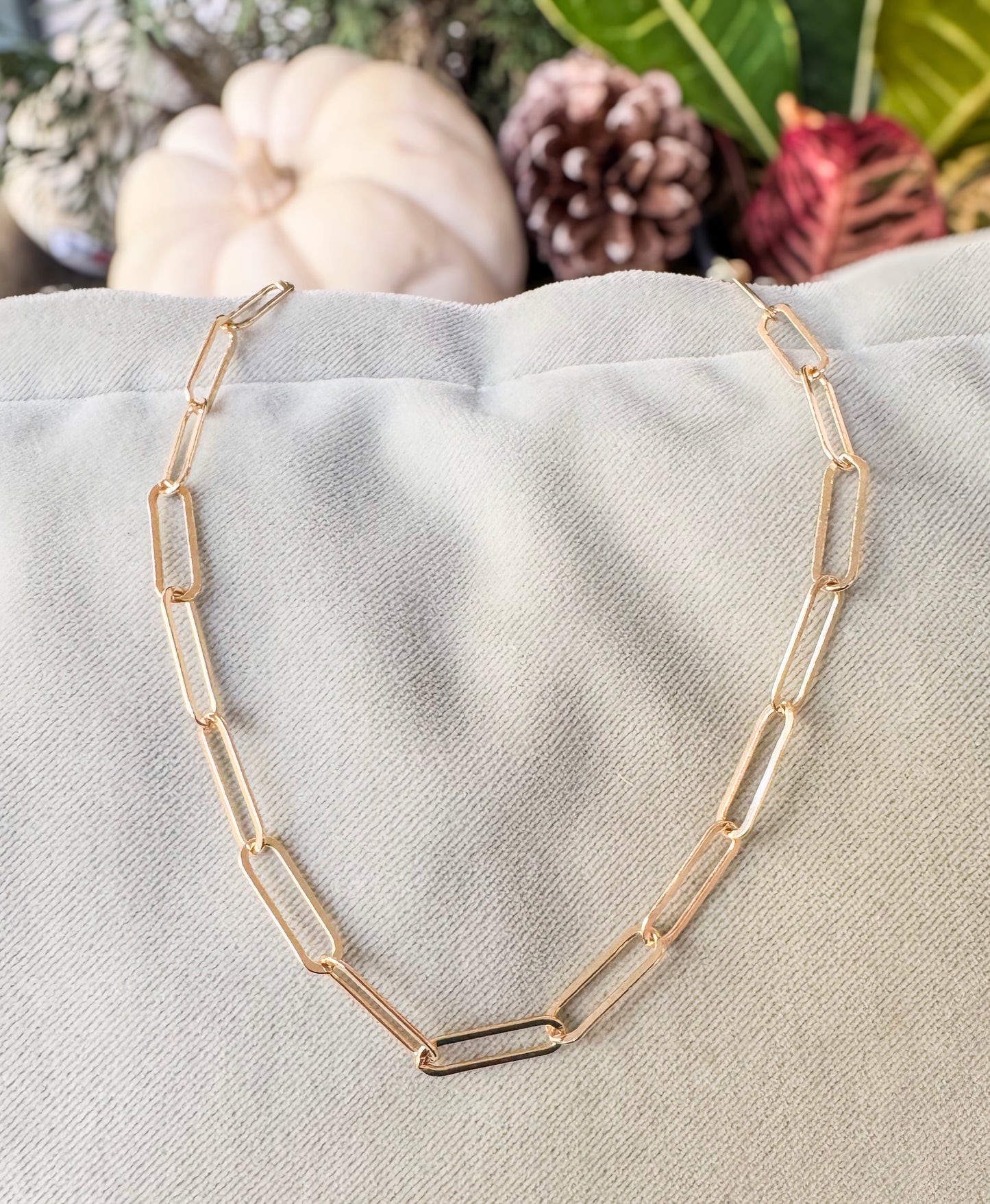 Large Paperclip Necklace