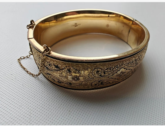 Vintage Gold Filled Bangle Bracelet