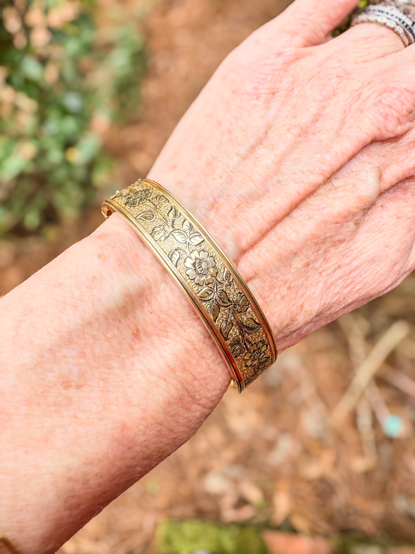 Vintage Gold Filled Bangle Bracelet
