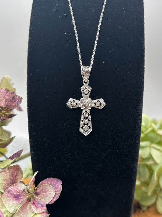 Diamond Cross Pendant