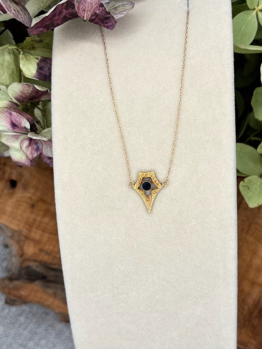 Sapphire Pendant Necklace