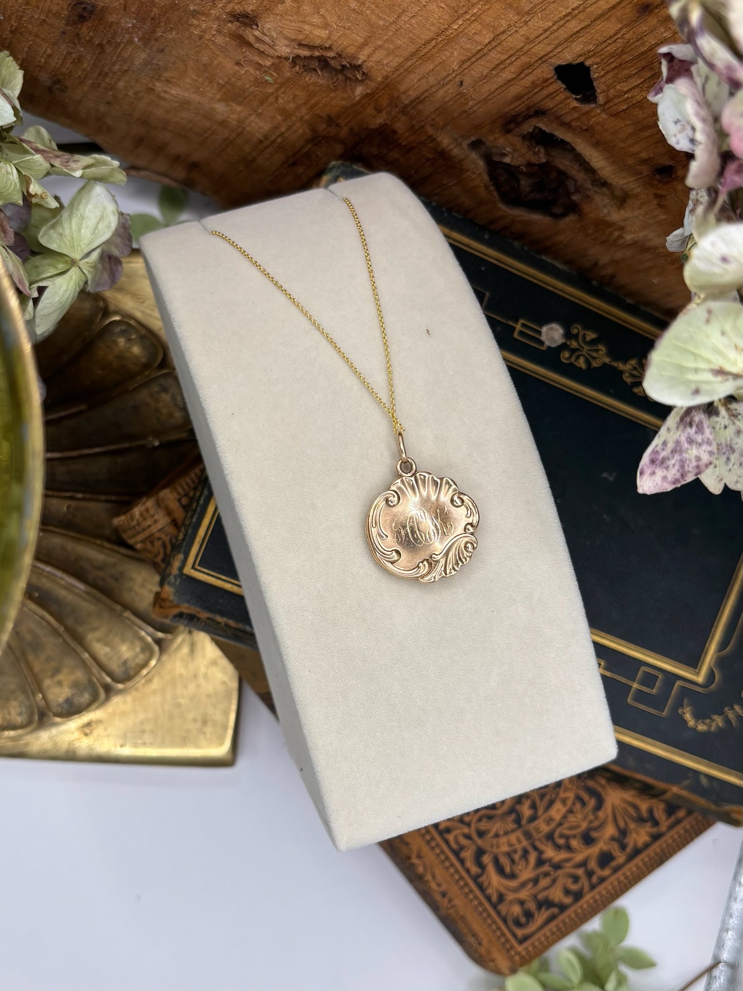 Victorian Locket Pendant Necklace