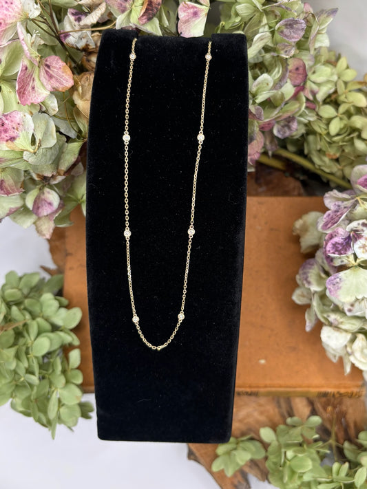 Diamond by the Yard Necklace