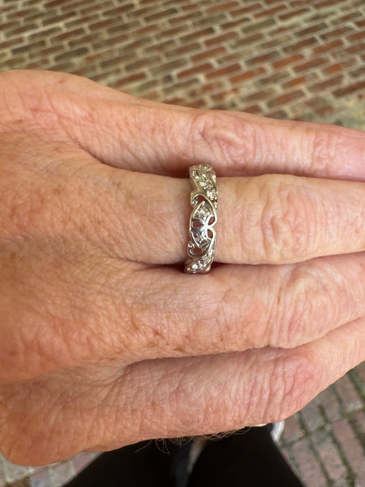 Old Filigree Diamond Ring
