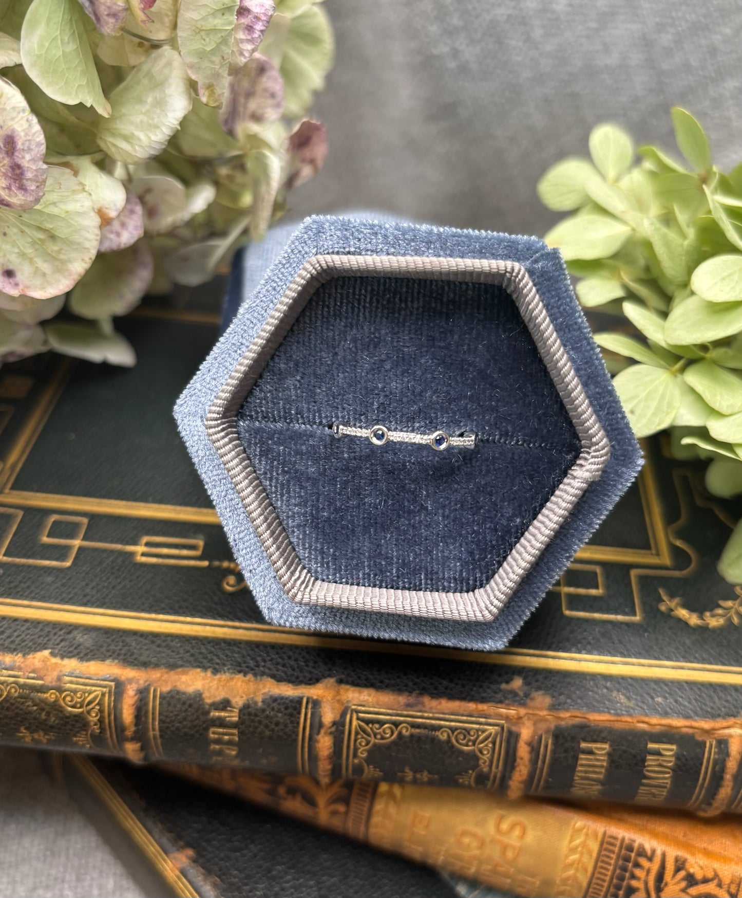 Diamond and Sapphire Band