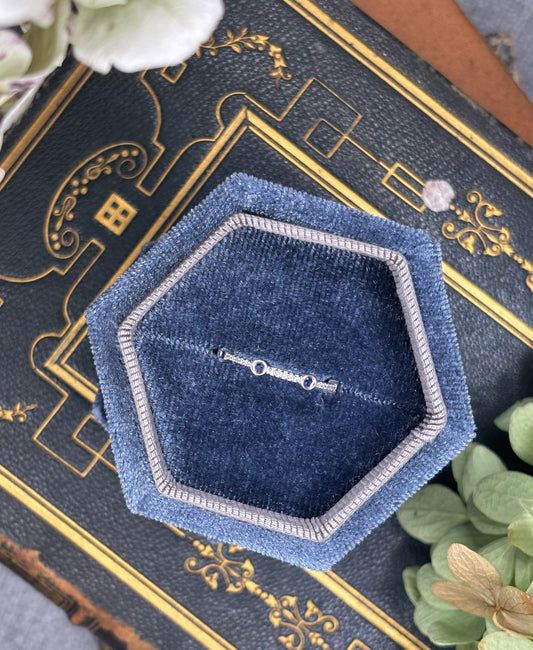 Diamond and Sapphire Band