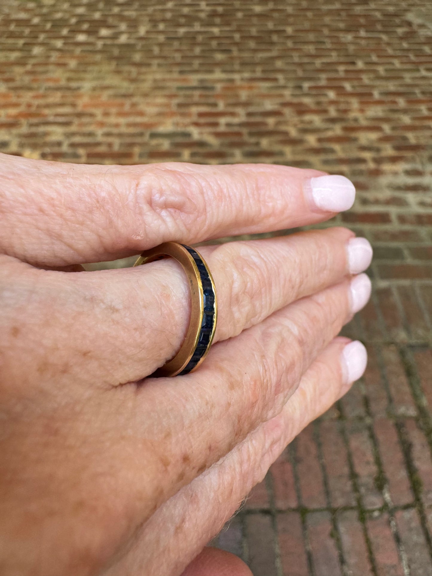 Sapphire Eternity Band