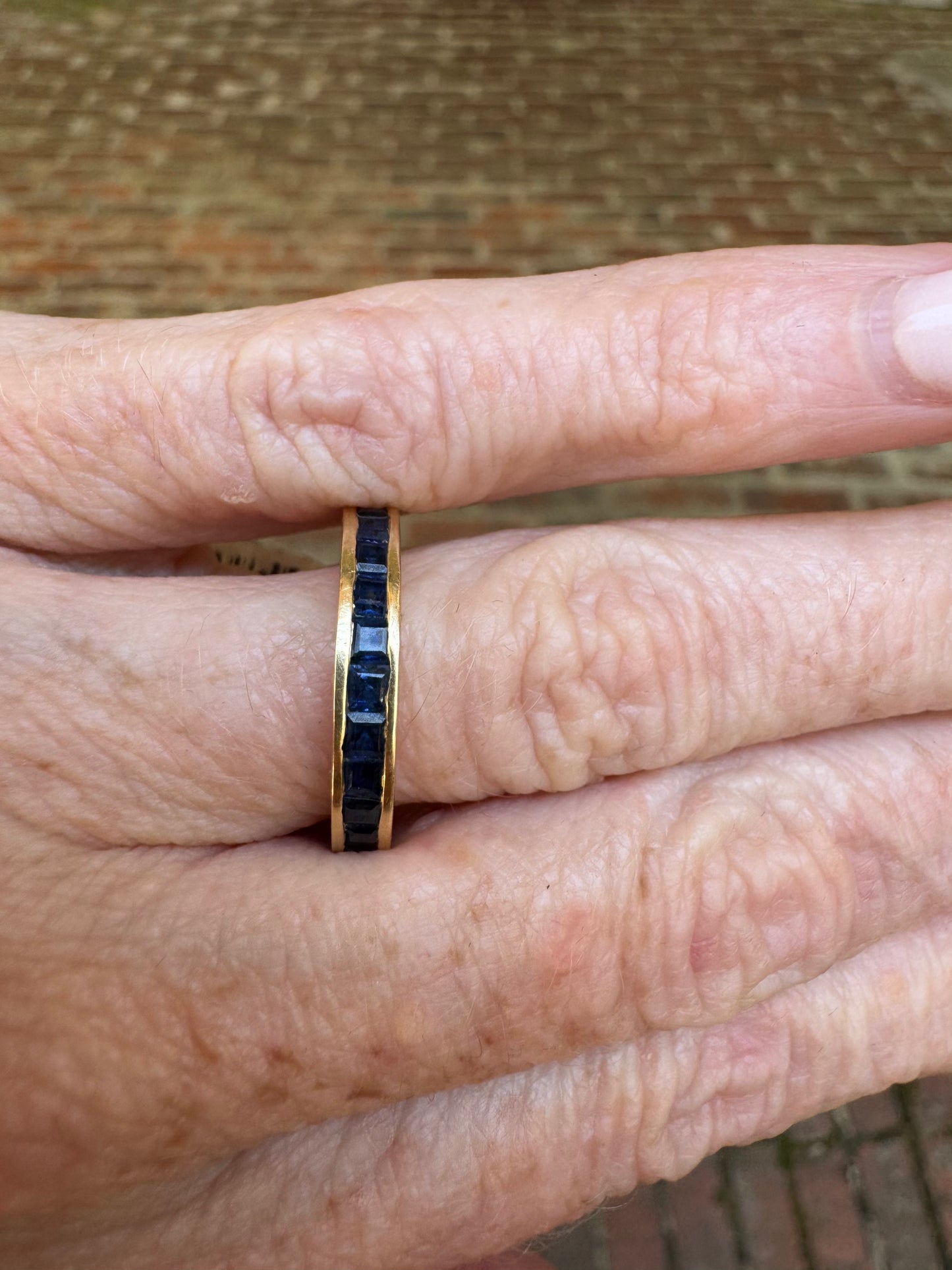 Sapphire Eternity Band