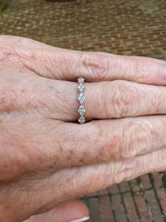 Diamond Marquise Band (Half Eternity)