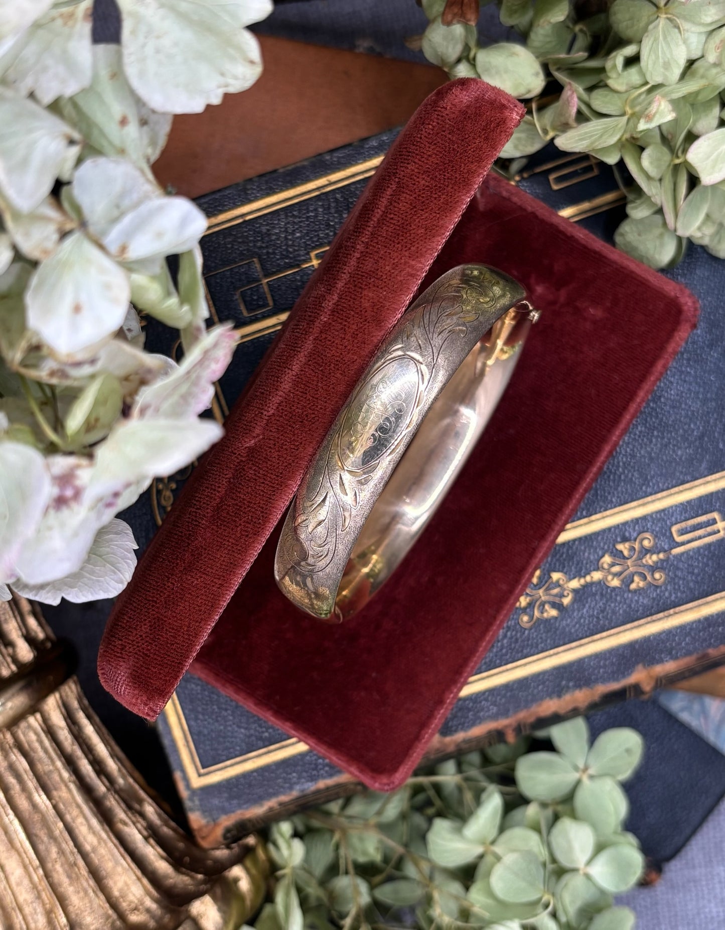 Antique Gold Filled Bangle Bracelet