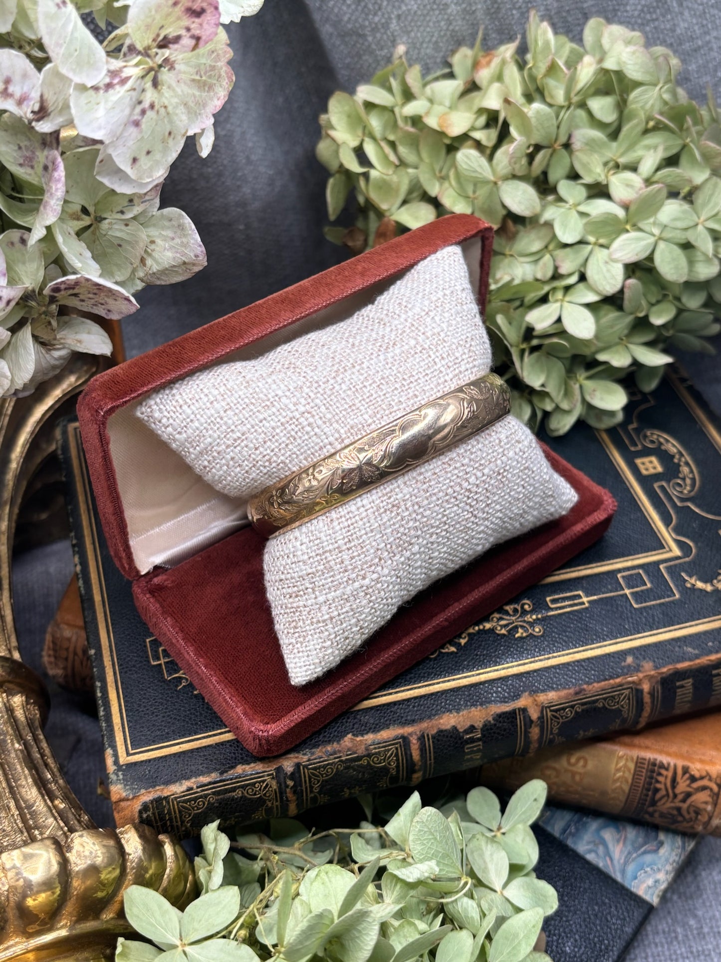 Antique Gold Filled Bangle Bracelet