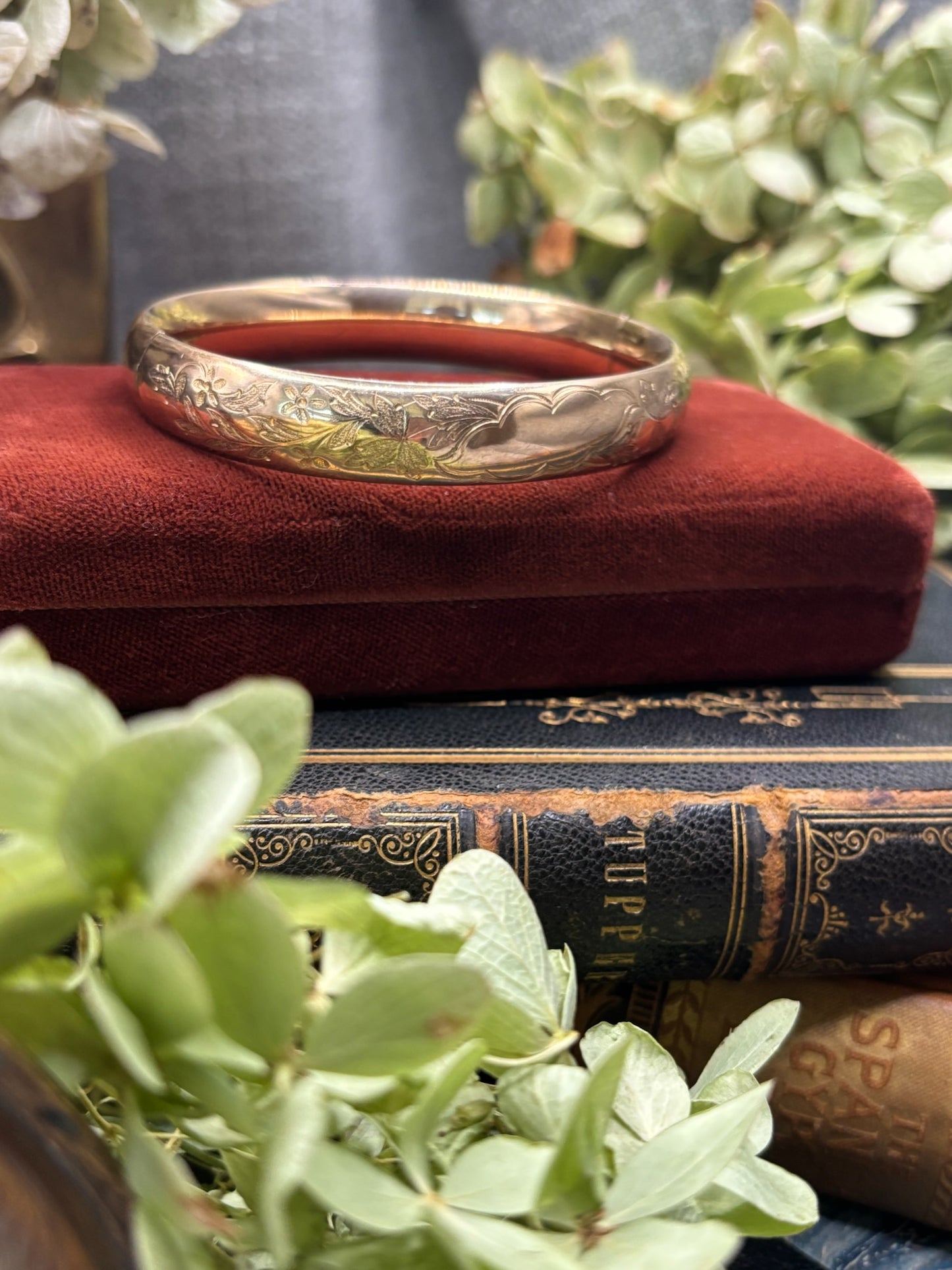 Antique Gold Filled Bangle Bracelet