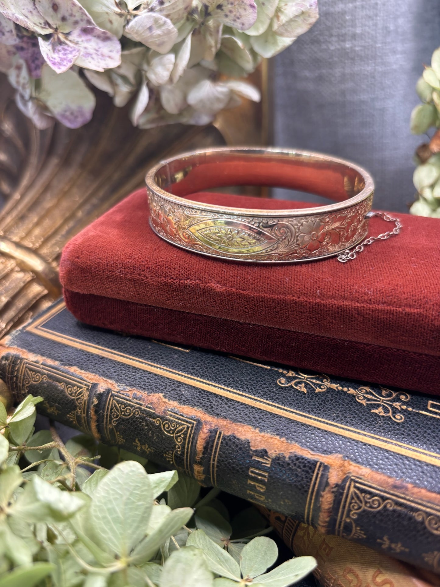 Antique Gold Filled Bangle Bracelet
