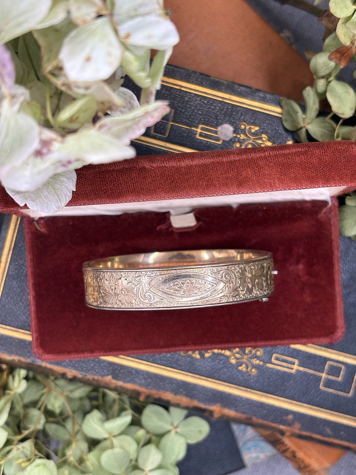 Antique Gold Filled Bangle Bracelet