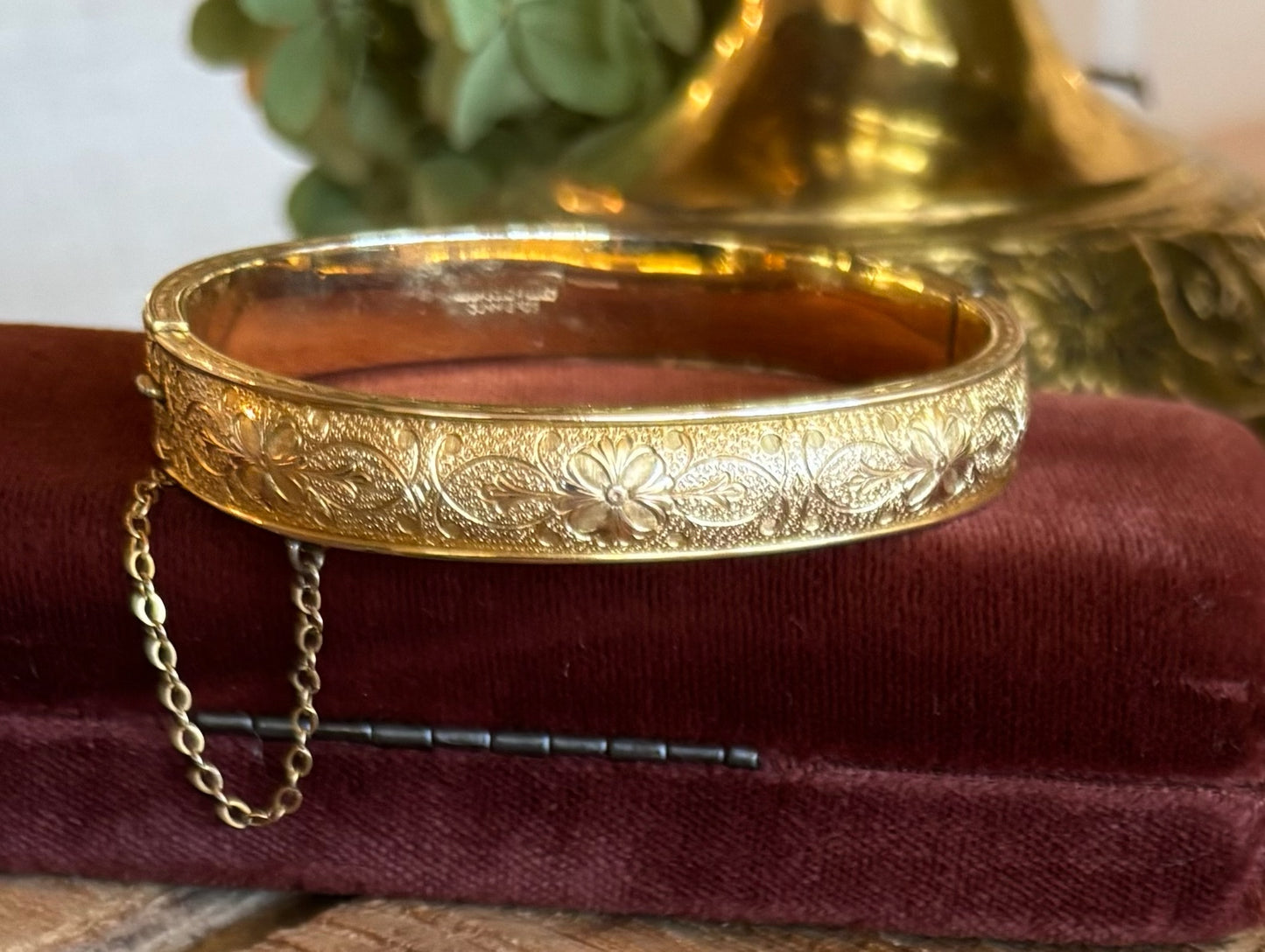 Antique Gold Filled Bangle Bracelet