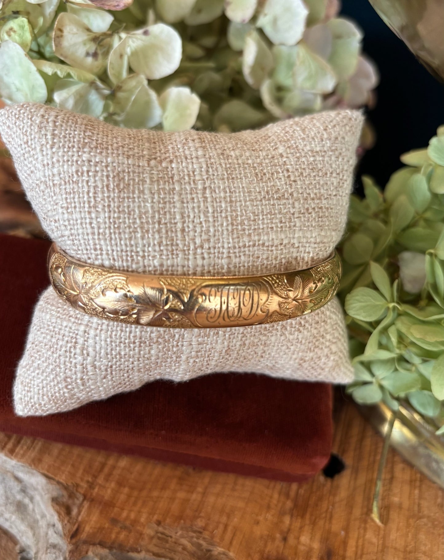Antique Gold Filled Bangle Bracelet