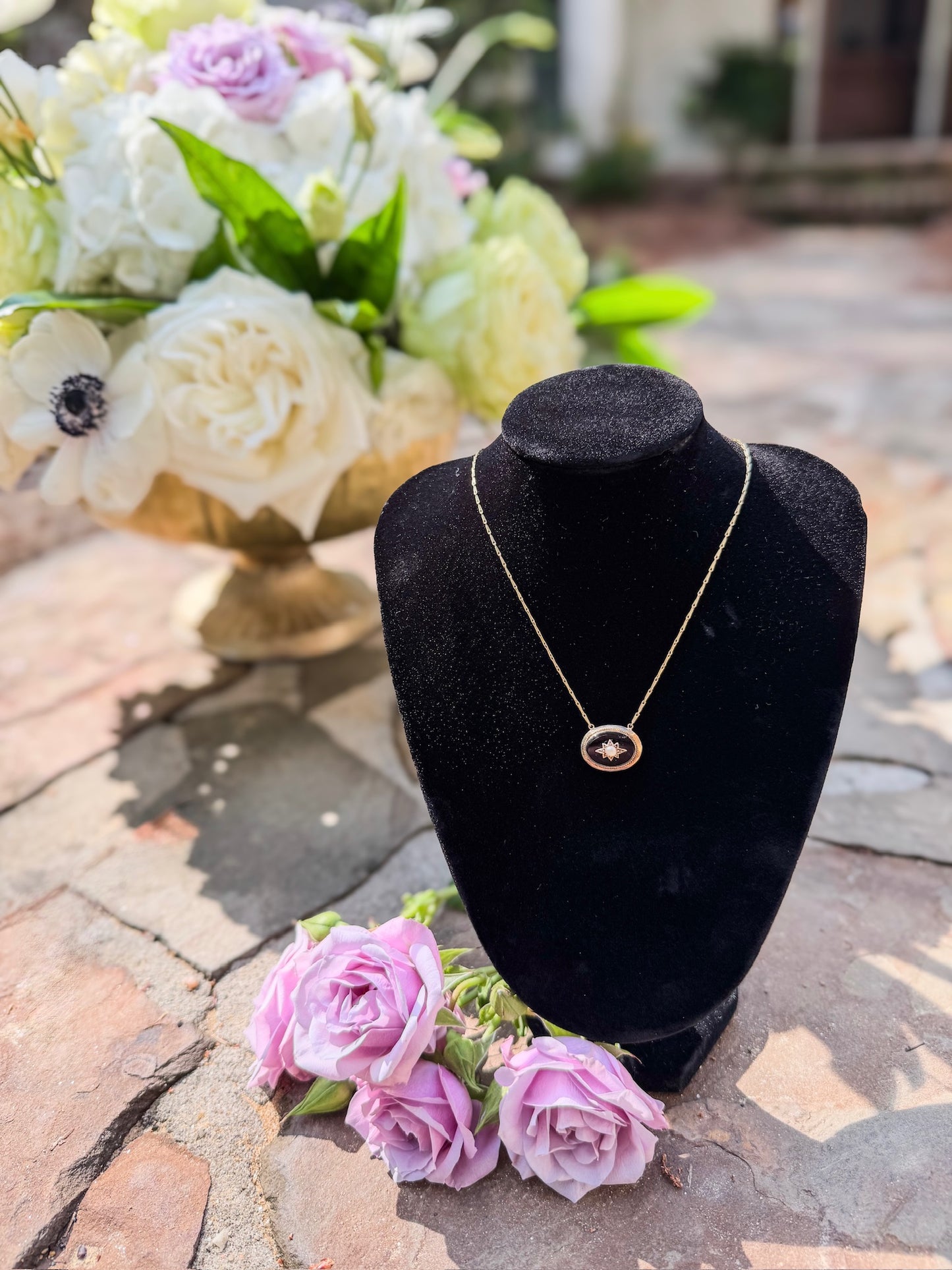 Onyx Pendant Necklace