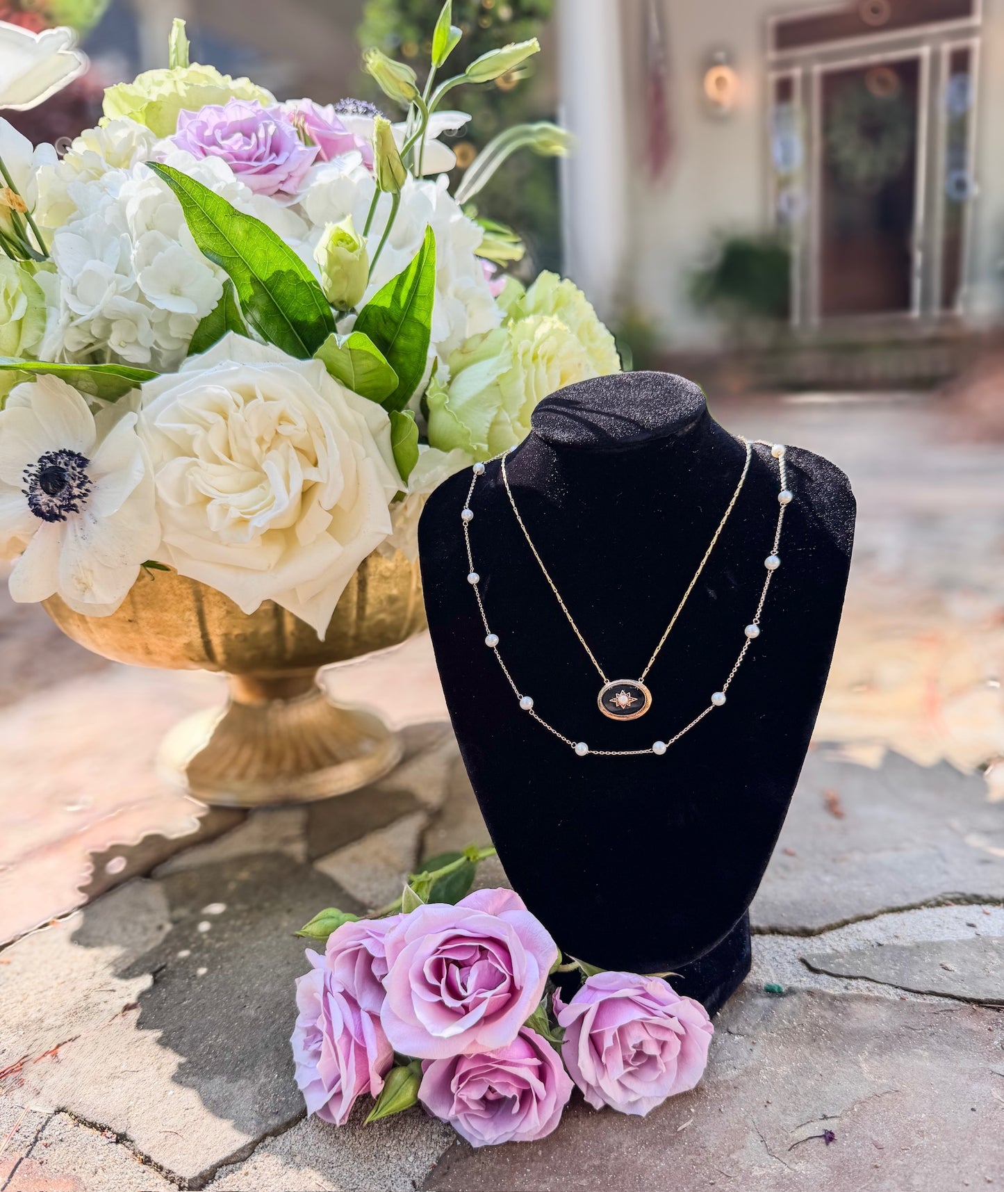 Onyx Pendant Necklace