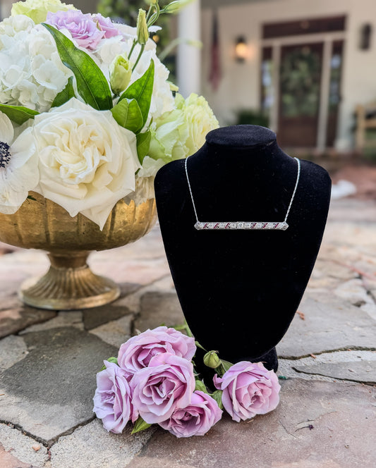 Diamond and Ruby Brooch Pendant Necklace