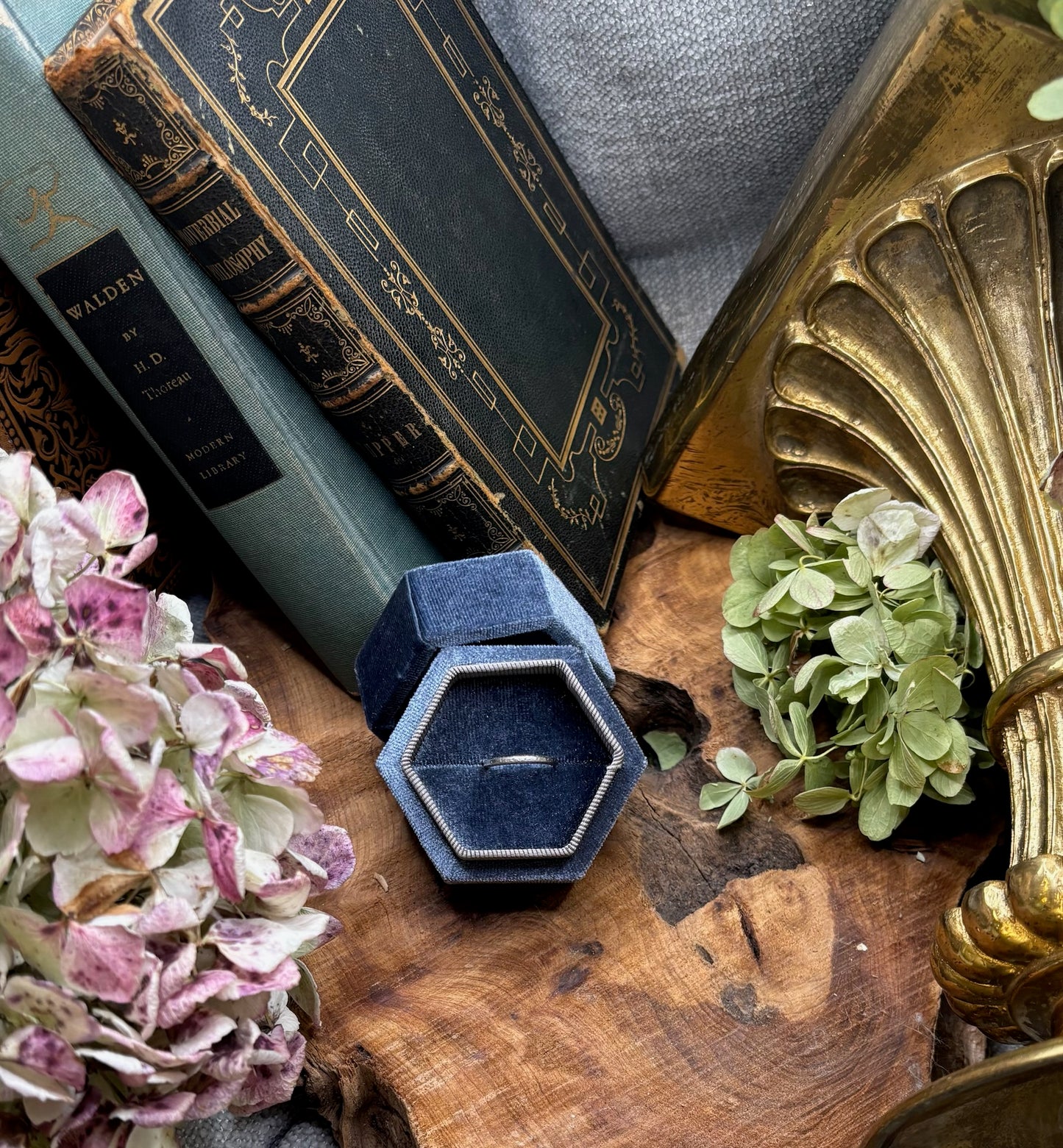 Antique platinum Band