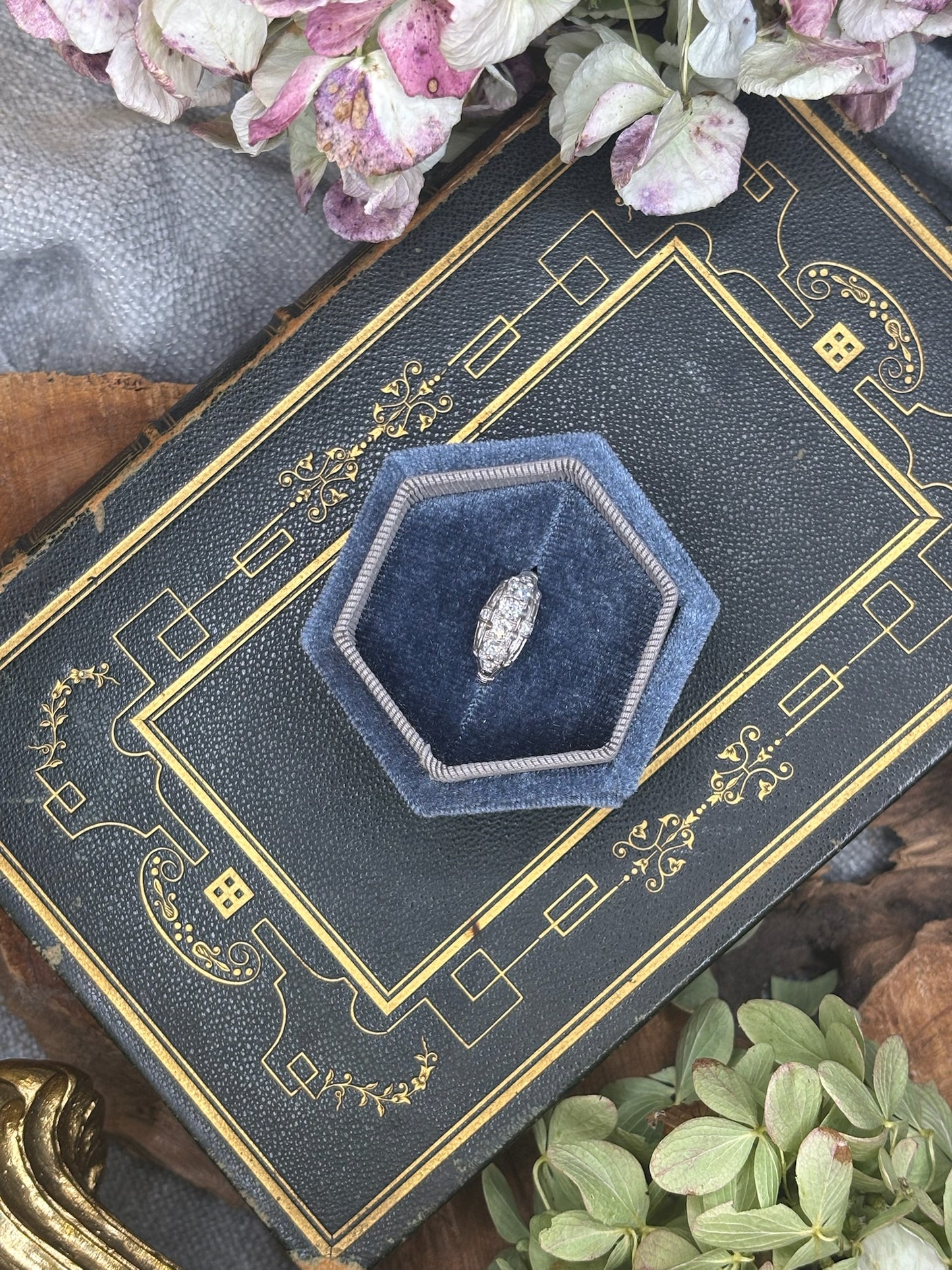 4 Diamond Estate Ring