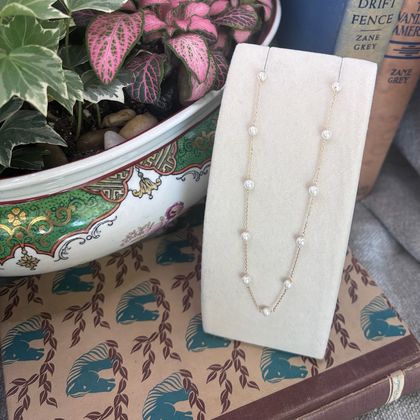 Pearl by the Yard Necklace