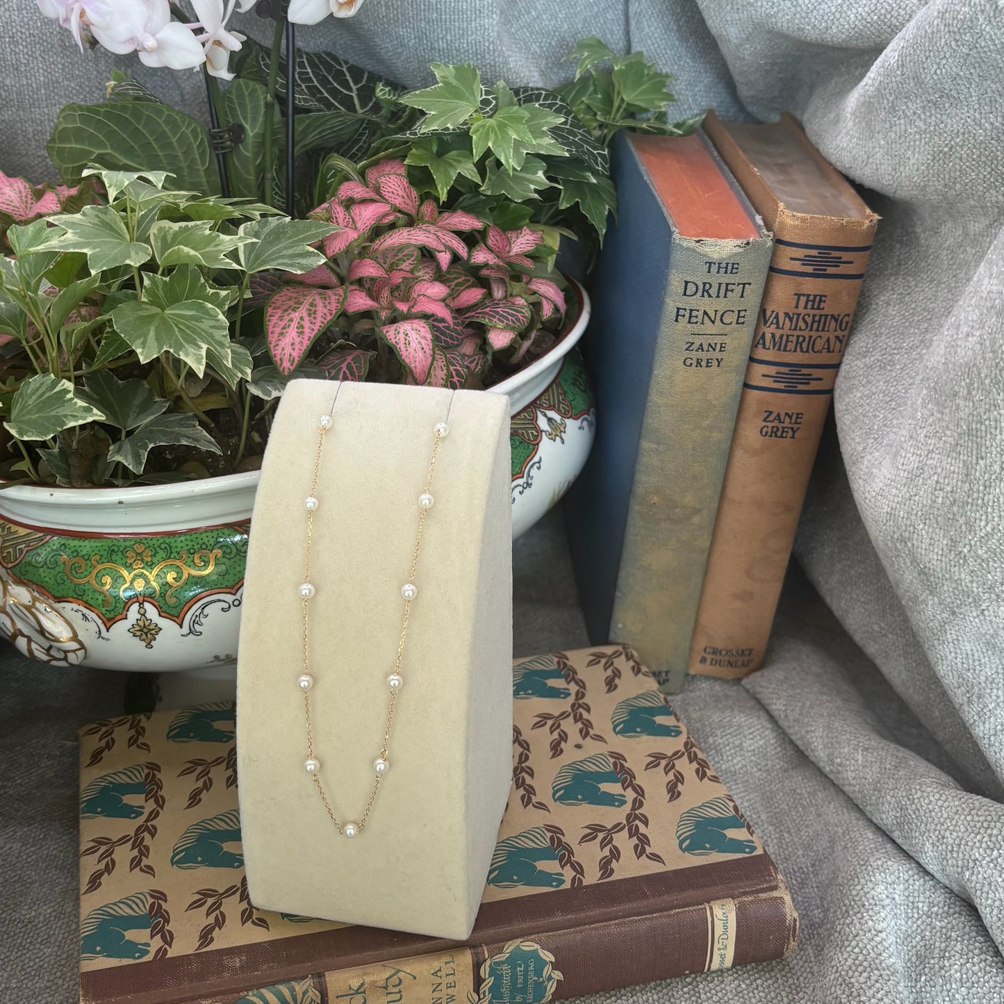 Pearl by the Yard Necklace